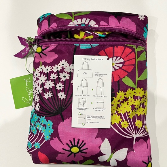 Vera Bradley Bags Vera Bradley Collapsible Duffel Bag With Tags